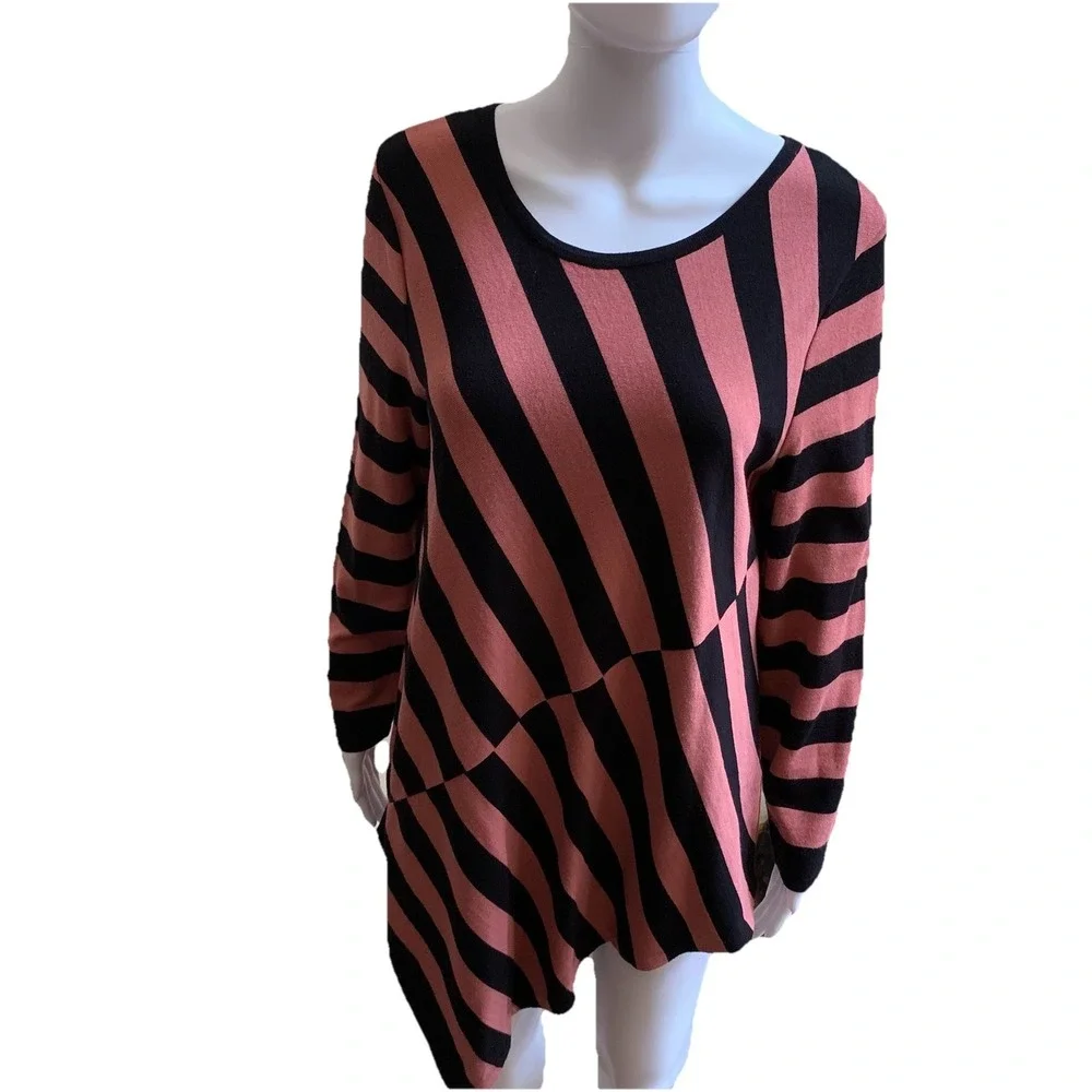 Alfani striped asymmetric